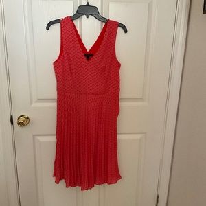 Banana Republic pleated midi dress